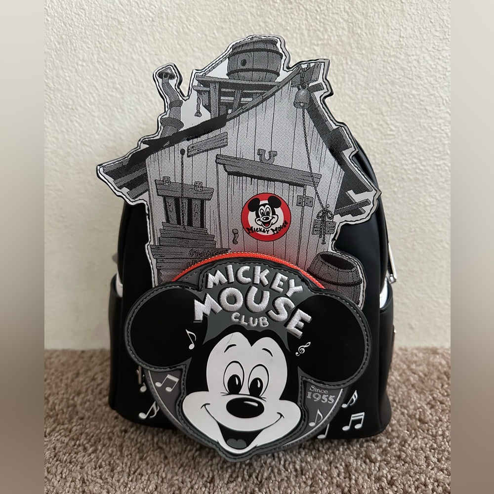 Loungefly Disney Mickey Mouse Club Mini Backpack